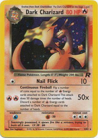 Dark Charizard 4/82 - Team Rocket (Unlimited) - Holofoil