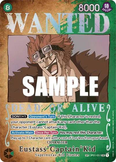 Eustass"Captain"Kid (Wanted Poster) OP01-051 - Pillars of Strength - Foil