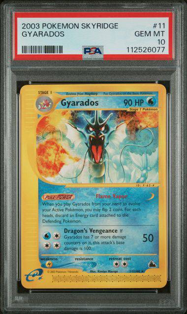 Gyarados (PSA 10) 11/144 - Skyridge - Normal