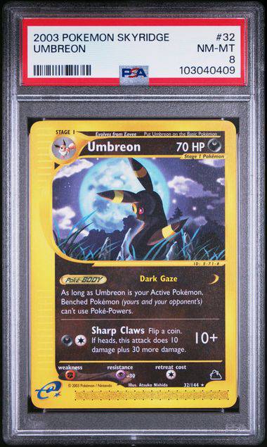 Umbreon (PSA 8) 32/144 - Skyridge - Normal