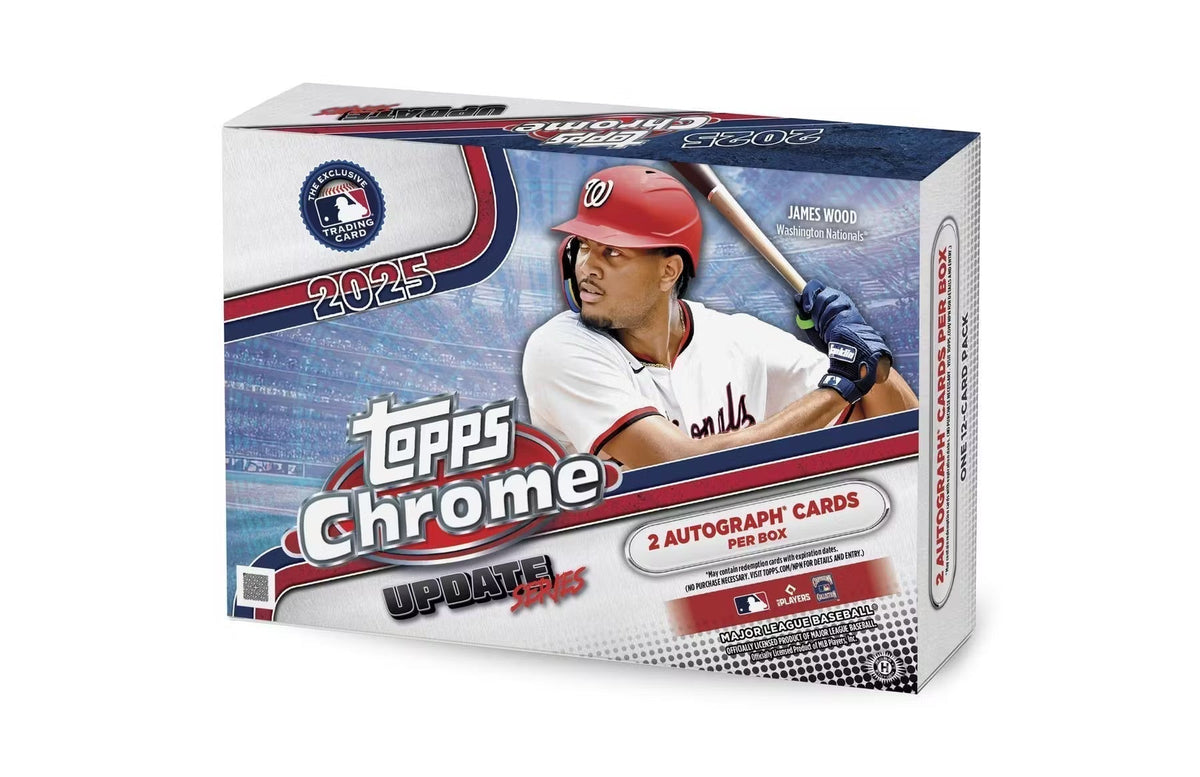 2025 Topps Chrome Update Series Baseball Breaker's Delight 6 Box Case